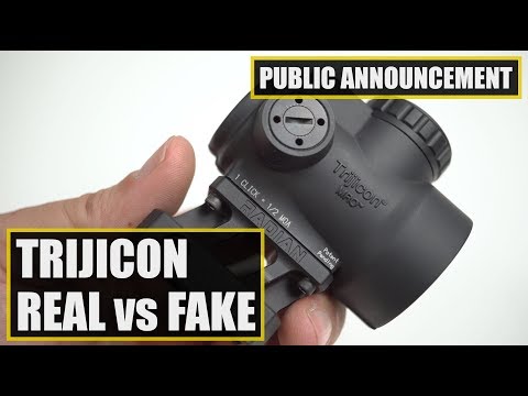 How to Spot Fake Trijicon RMR and MRO Red Dot Sights