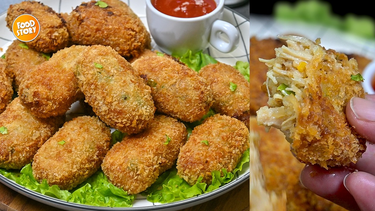 Ramzan Special Malai Chicken Croquettes: A Creamy Iftar Recipe by Samina Food Story