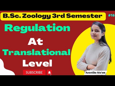 Regulation At Translational Level | B.Sc. Zoology 3rd Semester | Avantika Ma'am |