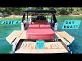 Can you sleep on this cranchi a46 luxury tender walkthrough