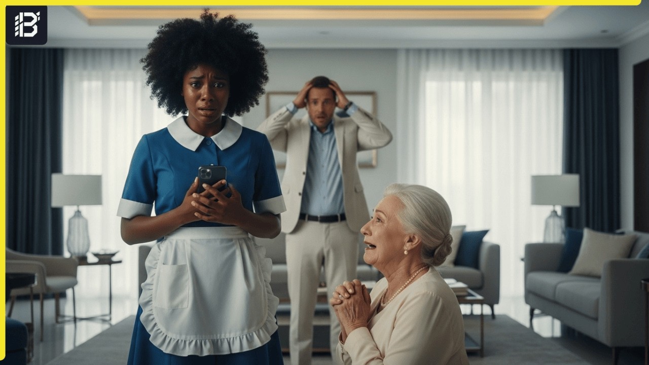 Le milliardaire s'est figé tandis que sa mère suppliait la servante noire — Un sombre secret de famille s'est lentement dévoilé