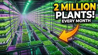 Inside a High-Tech Vertical Farm Producing 2 Million Plants Monthly