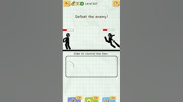 Level 227 "Defeat the ENEMY" #short #game #draw2save