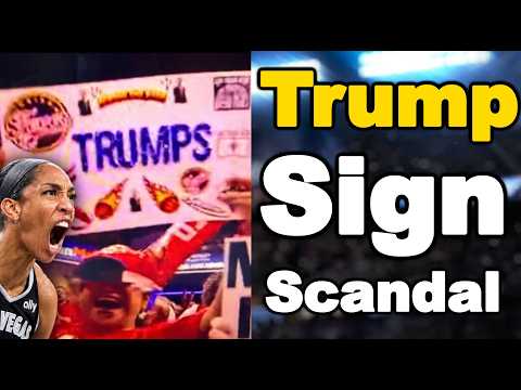 Caitlin Clark Fan Caught Flashing A Trump Sign At A'ja Wilson Prior To Heated Confrontation!