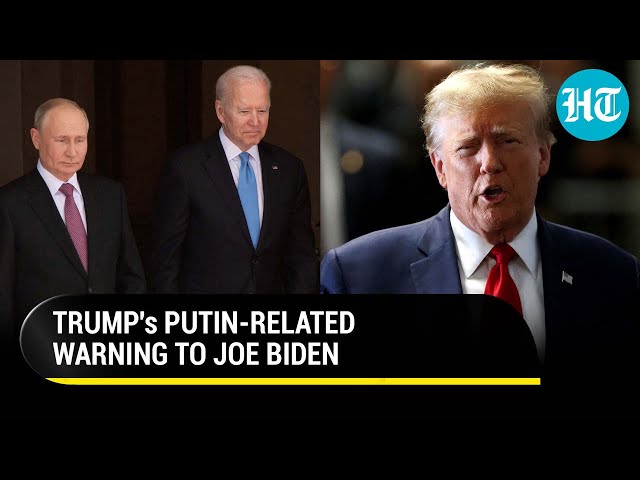 Trump's Big Putin-Related Message To Biden, After Mocking Him With 'Bright Bulb' Jibe | USA Election class=