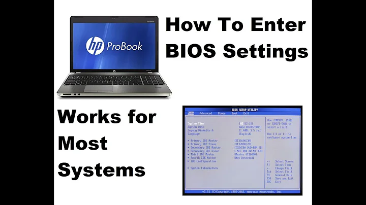How To Enter Hp Laptop BIOS Settings [ UEFI To Legacy Boot ]