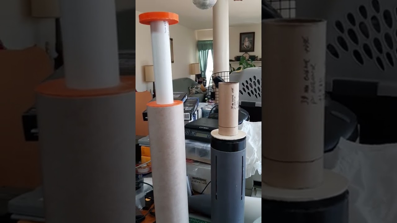 Assembly of TARC 2022 Echelon F 29mm motor tube into BT-80, reprint PLA mount 54mm OD for BT70