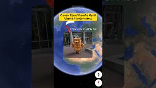 Creepy Bernd Bread found in real on google maps & google earth! #shorts