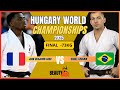 Final 73 Kg Joan Benjamin GABA FRA Vs Daniel CARGNIN BRA World Championships 2025 Hungary 