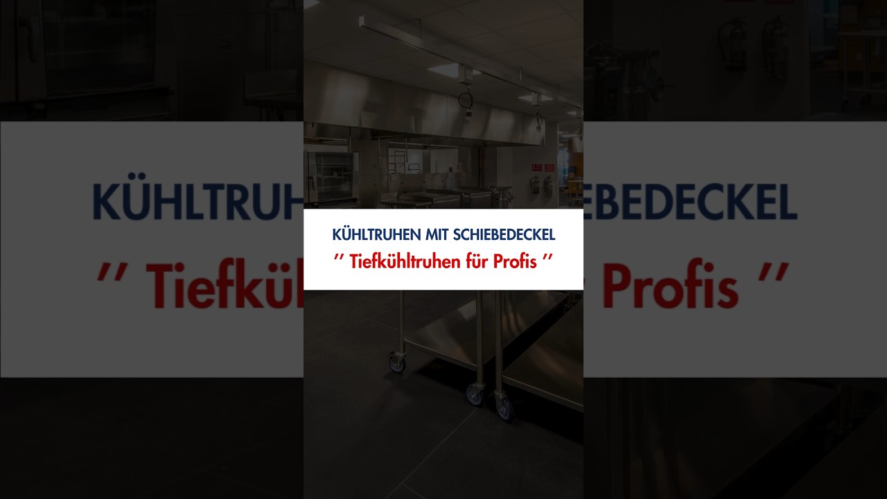 Tiefkühl-Kompetenz für die Profiküche – effizient, robust, zuverlässig