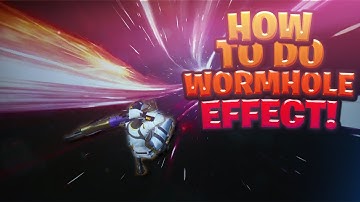 HOW TO DO THIS INSANE WORMHOLE EFFECT (+FREE PROJECT FILE)