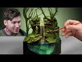 Making a REALISTIC Forest Waterfall! | Warhammer Epoxy Resin Diorama for my Wood Elves