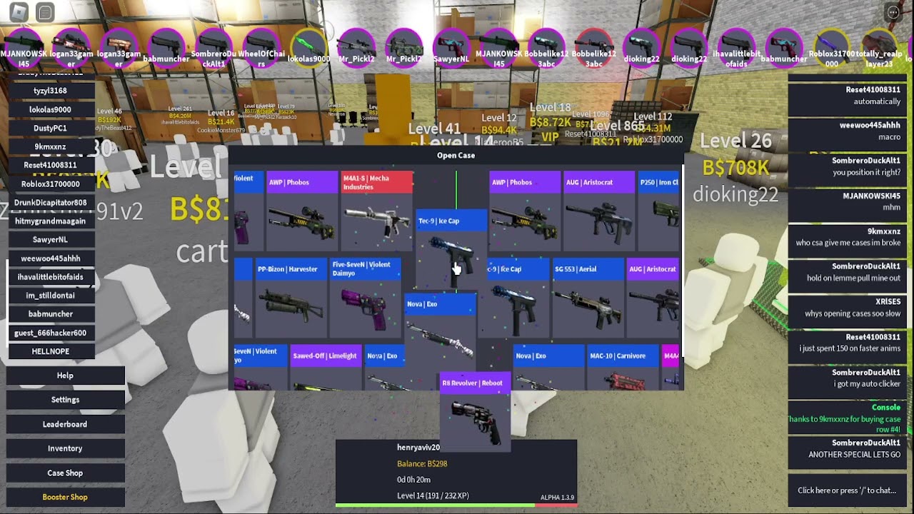 Opening Roblox Csgo Cases Roblox Reroll YouTube 