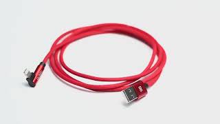 90 Degree USB Charger Data Cable For iPhone Fast Charge