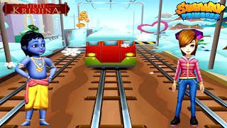 Subway Princess Runner V/S Little Krishna Run - Fun Video Games | Best Android/iOS Gameplay HD screenshot 4