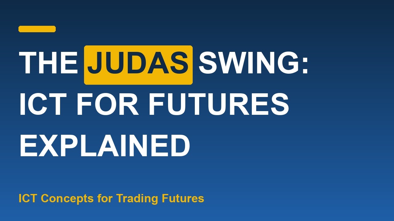 Thumbnail for The Judas Swing: ICT for Futures Explained