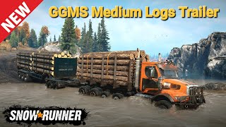 New GGMS Medium Logs Trailer In SnowRunner