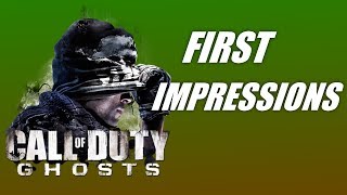 Call of Duty: Ghosts-First Impressions (Xbox360 gameplay-commentary)