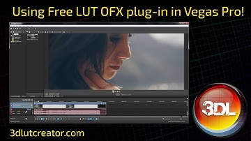 Using Free 3D LUT Creator OFX plug-in in Vegas Pro!