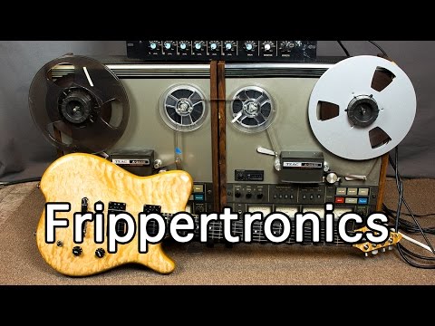 "Reel" Frippertronics With Reel To Reel Tape Decks! (Ambient Guitar Techniques)