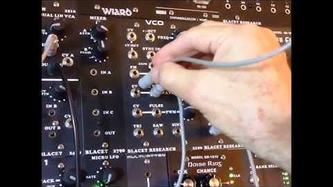 Wave-shaping with the Blacet VCO 2100 - Patch of The Week
