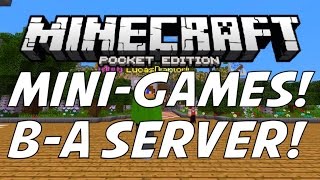 NEW MINI-GAMES SERVER! B-A Network! MCPE! - Minecraft PE (Pocket Edition) 0.11.0 / 0.11.1 screenshot 4