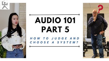 Audio 101 Part 5  -  How to judge and choose a system.