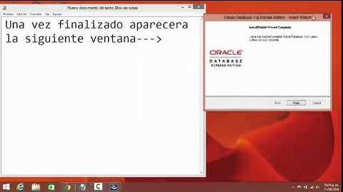 Tutorial para Oracle Database 11g Express Edition  (Intalar y utilizar)
