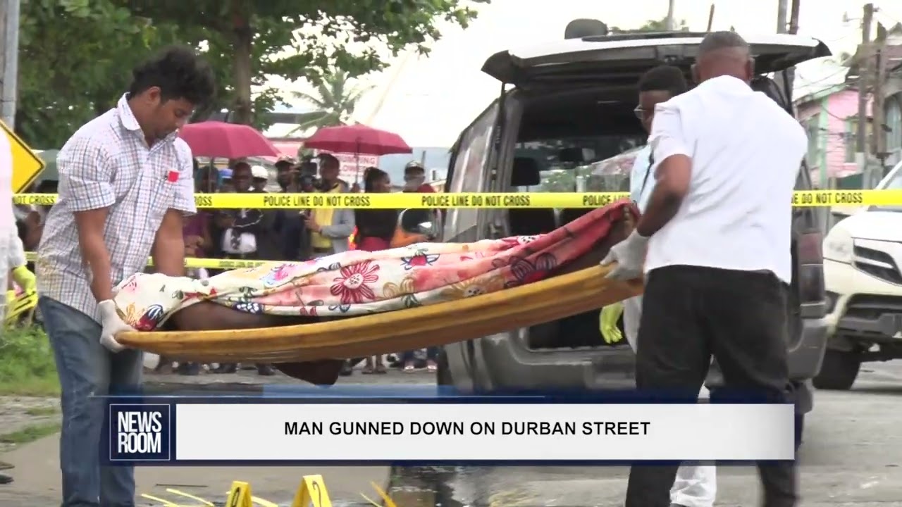 MAN GUNNED DOWN ON DURBAN STREET