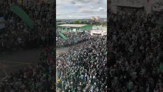 Celtic Fans Take Over Glasgow Before Title Decider vs Hearts 🍀🏆