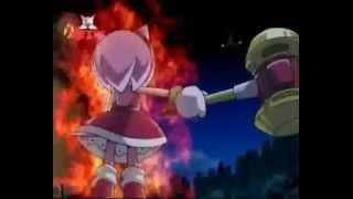 Sonic X Amy gets pissed by Eggman (And he's robots.)