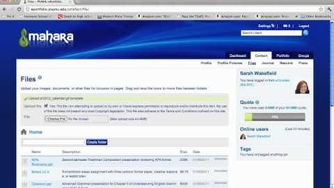 ENGL3043: Adding Files to Your Mahara ePortfolio