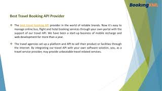 Booking Engine API | BookingXML