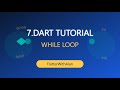 Dart While Loop Explained | Print "Hello Dart" 100 Times | Flutterwithalan |