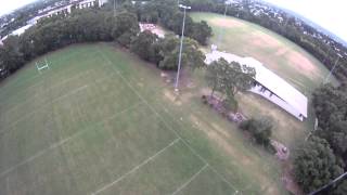 SK450 QuadCopter Flight 1: First FPV Attempt