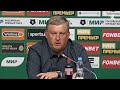 Пресс-конференция Игоря Осинькина после матча с «Зенитом»