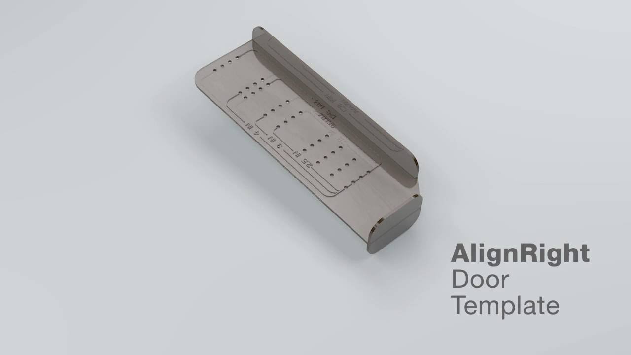 Alignright Cabinet Hardware Installation Template For Knobs