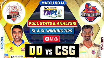 🔴 TNPL Live Match Today | DD vs CSG Dream11 Prediction | DD vs CSG TNPL Dream 11 Team of Today Match