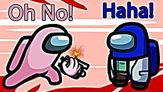 Among Us - The bomb exploded in the Impostor's hand! screenshot 5