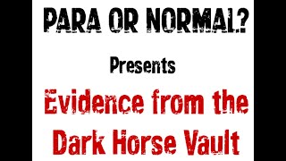 You Won't Believe the Paranormal Activity We Caught on Camera! (Evidence from the Dark Horse Vault)