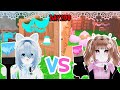 「99日生き残る」でワンカラー部屋づくりチャレンジ🩵🩷|99Nights in the Forest /ロブロックス
