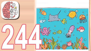 Brain Test Level 244 Walkthrough