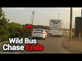 Arkansas Bus Pursuit Ends with PIT Maneuver