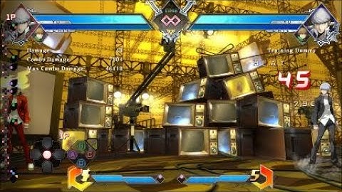 Blazblue X Tag: Narukami Cross Slash into Ziodyne