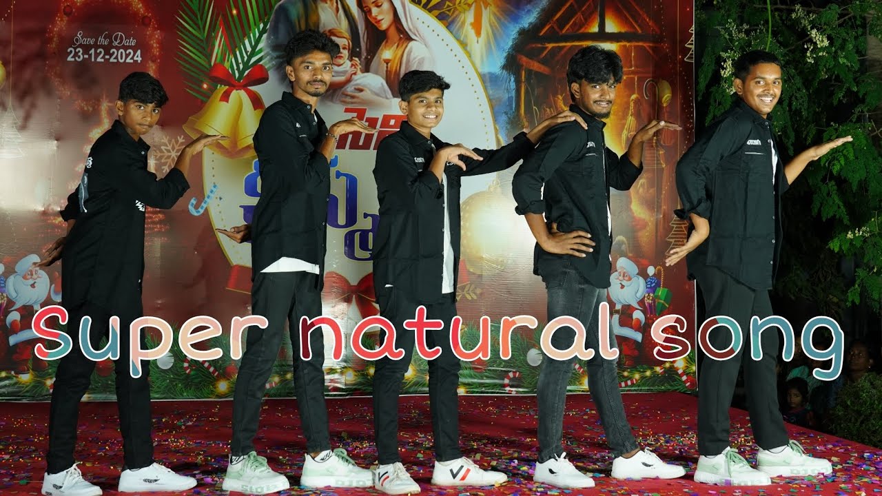 Super natural song ✨ 2024 semi Christmas_chebrolu | యడ్లపాటి నగర్