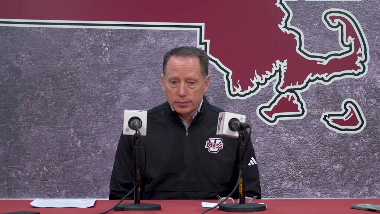 UMass IH | Coach Greg Carvel Post Game Press Conference vs Boston University | 01.09.26