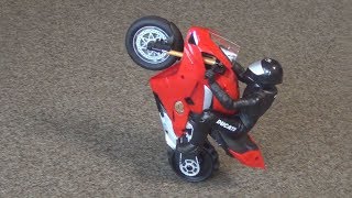 Happinet(Spin master) UPRISER RC Stunt motorcycle on the room