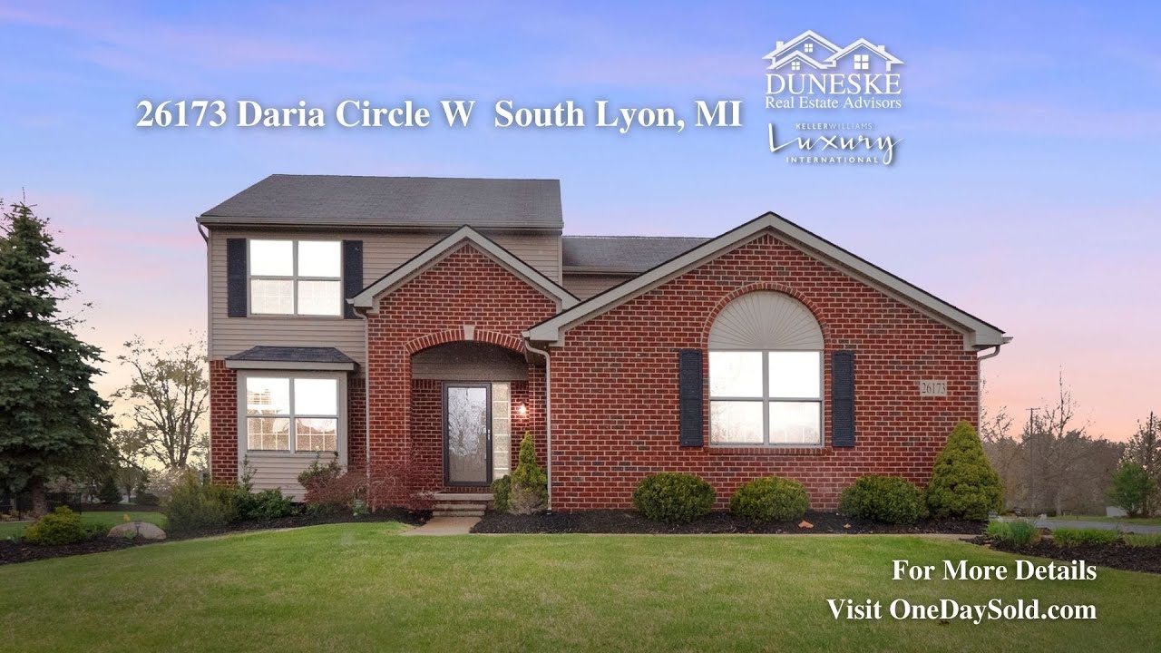 SOLD / 26173 Daria Circle W - South Lyon, MI / Top South Lyon Realtor / South Lyon Realtor