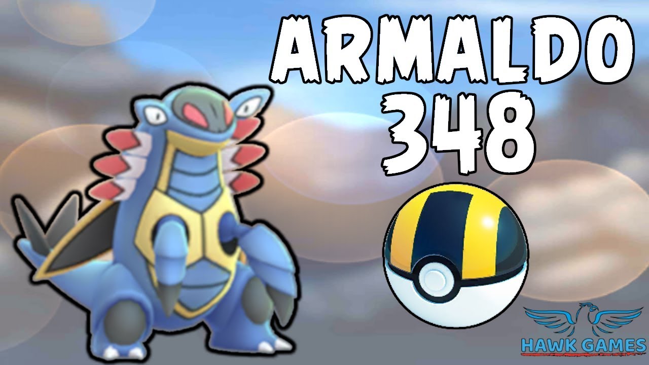 Armaldo caught - Generation 3 Pokedex 348 - Pokemon GO [No Hack] - YouTube