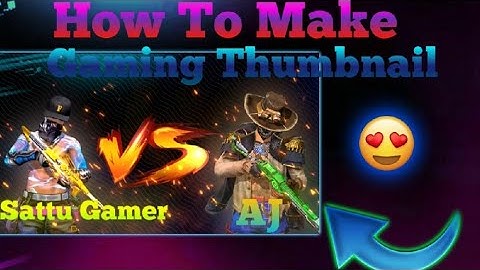 Free Fire Awesome 1v1 Thumbnail Tutorial ||ree Fire Thumbnail Tutorial Garena Free Fire/ Sattu Gamer